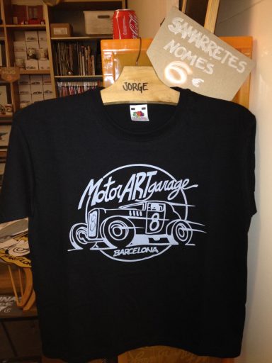 Camiseta con el logo Motorartgarage